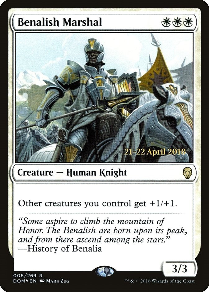 Image for Benalish Marshal (6) - Magic: The Gathering