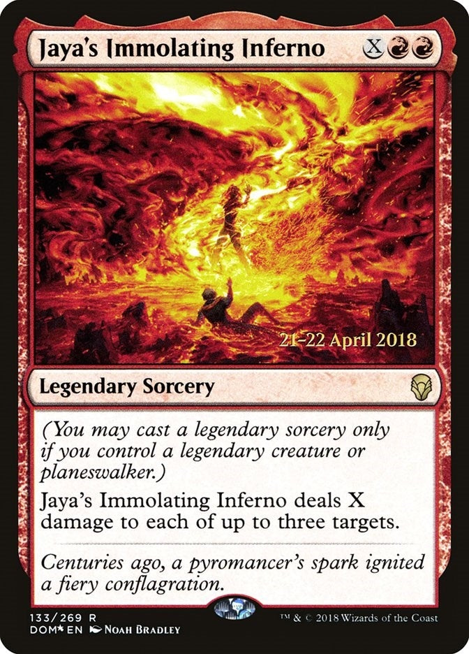Image for Jaya's Immolating Inferno (133) - Magic: The Gathering