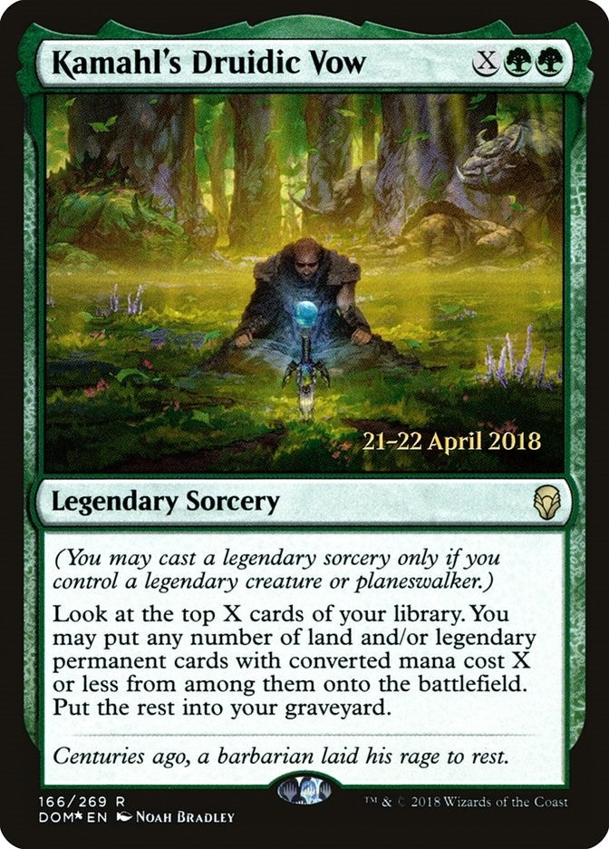 Image for Kamahl's Druidic Vow (166) - Magic: The Gathering