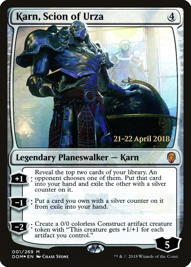 Image for Karn, Scion of Urza (1) - Magic: The Gathering