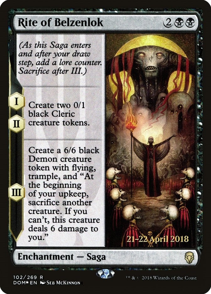 Image for Rite of Belzenlok (102) - Magic: The Gathering