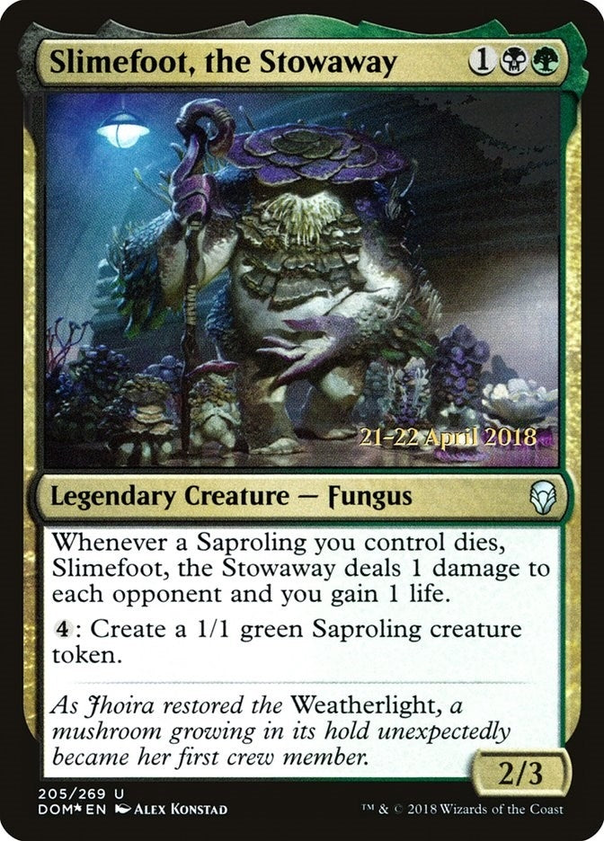 Image for Slimefoot, the Stowaway (205) - Magic: The Gathering