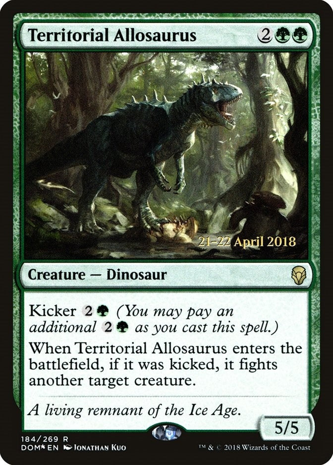 Image for Territorial Allosaurus (184) - Magic: The Gathering