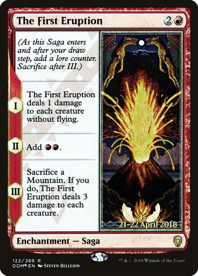 Image for The First Eruption (122) - Magic: The Gathering