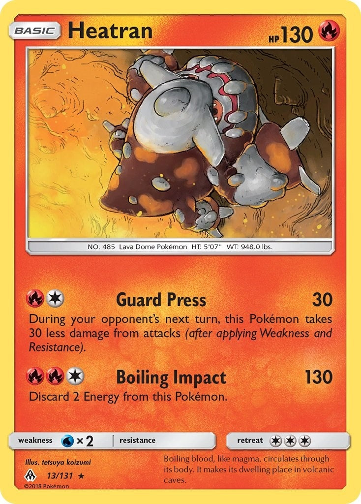 Image for Heatran (13/131) (SM06) - Pokemon