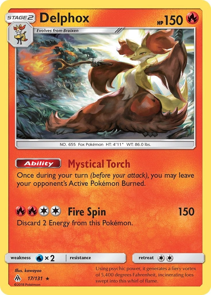 Image for Delphox (17/131) (SM06) - Pokemon