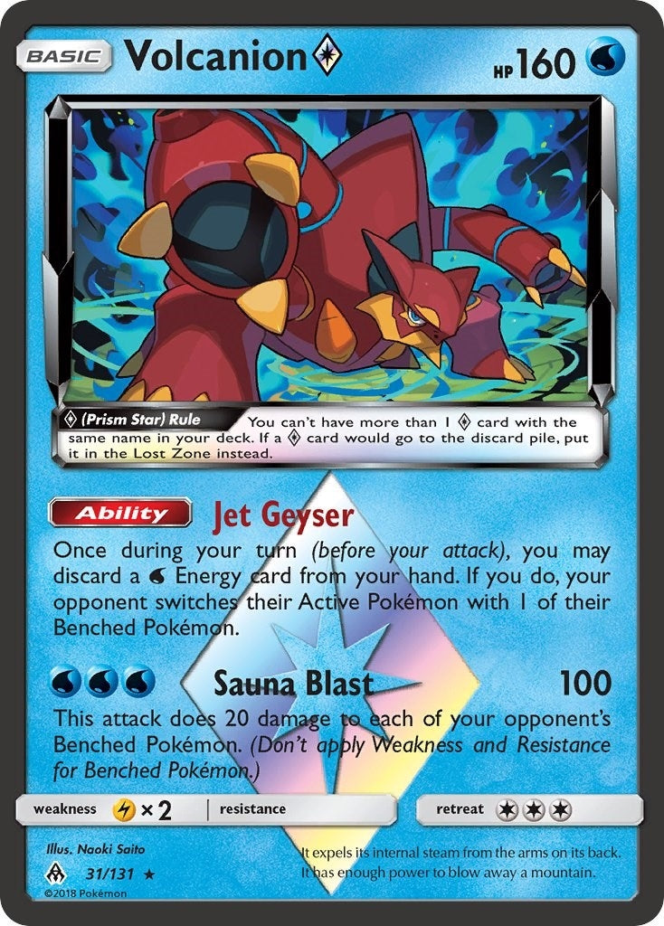 Image for Volcanion Prism Star (31/131) (SM06) - Pokemon