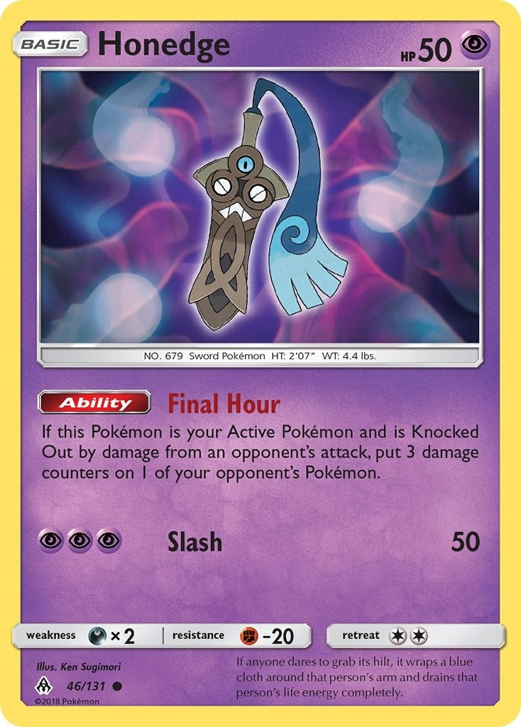 Image for Honedge (46) (46/131) (SM06) - Pokemon