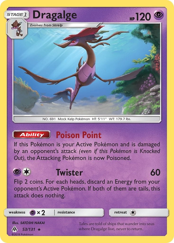 Image for Dragalge (53/131) (SM06) - Pokemon