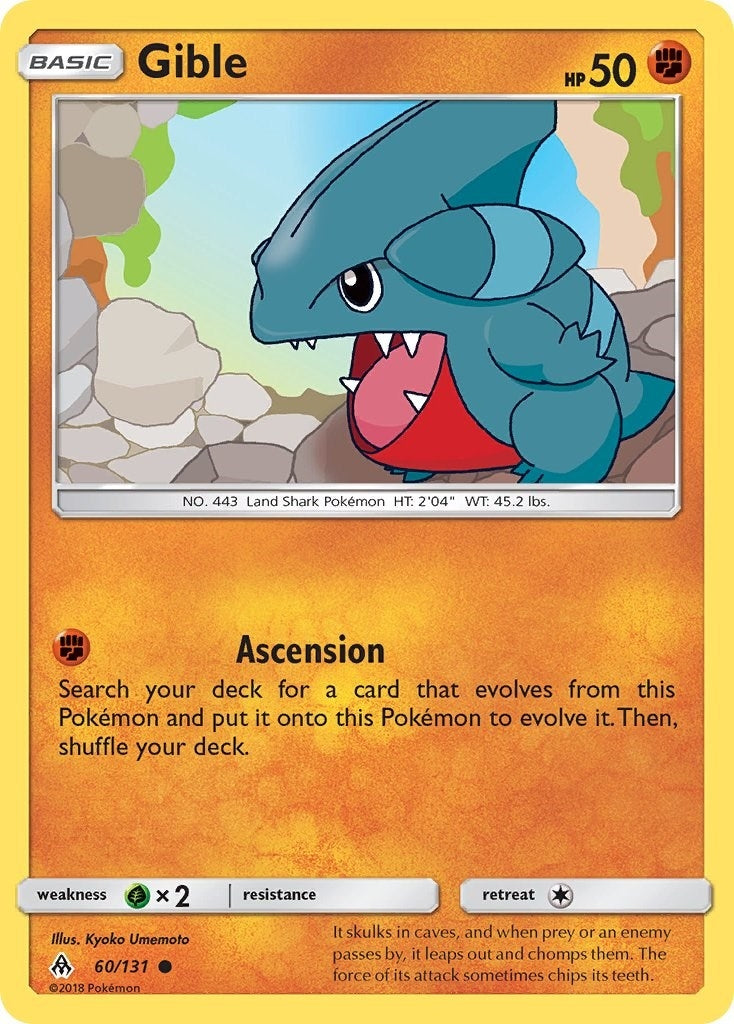 Image for Gible (60/131) (SM06) - Pokemon