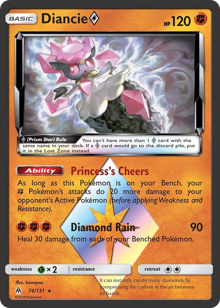 Image for Diancie Prism Star (74/131) (SM06) - Pokemon
