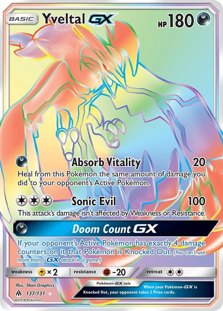 Image for Yveltal GX (Secret) (137/131) (SM06) - Pokemon
