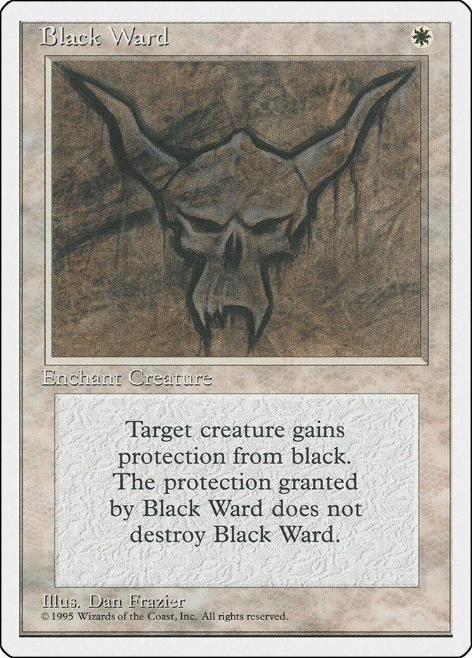 Image for Black Ward - Magic: The Gathering