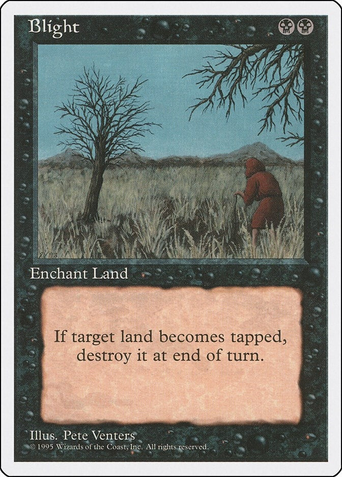 Image for Blight - Magic: The Gathering