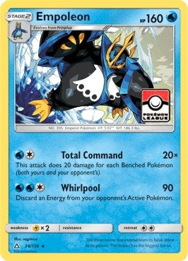 Image for Empoleon - 34/156 (Pokemon League) (034/156) (PR) - Pokemon