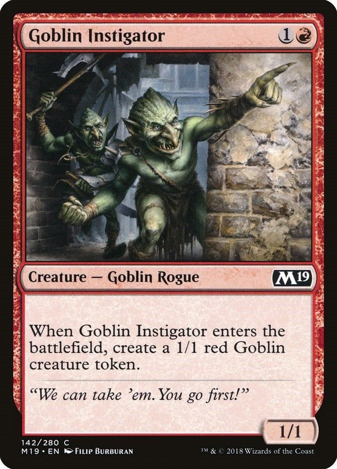 Image for Goblin Instigator (142) - Magic: The Gathering