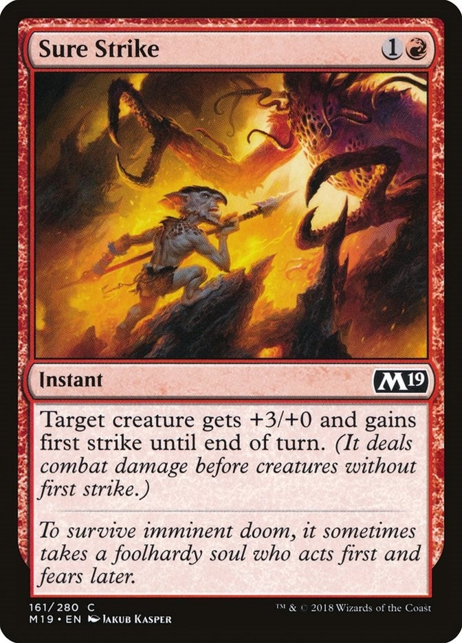Image for Sure Strike (161) - Magic: The Gathering