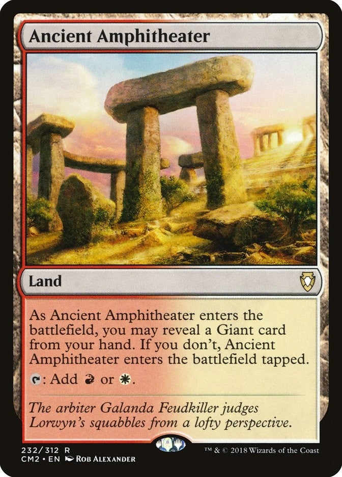 Image for Ancient Amphitheater (232) (CM2) - Magic: The Gathering