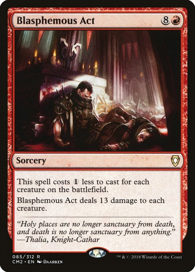 Image for Blasphemous Act (85) - Magic: The Gathering