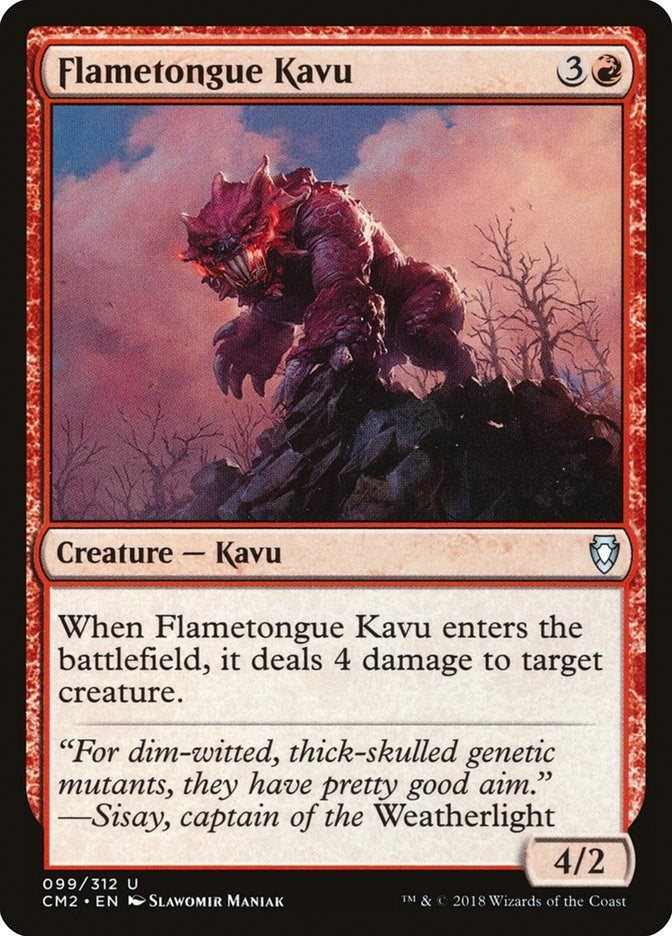 Image for Flametongue Kavu (99) - Magic: The Gathering