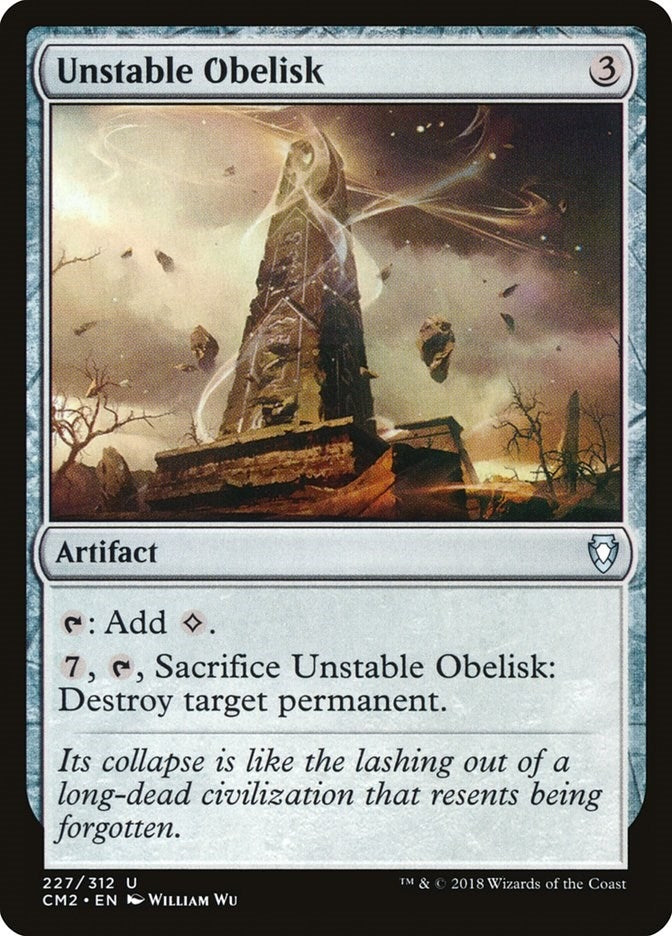 Image for Unstable Obelisk (227) - Magic: The Gathering