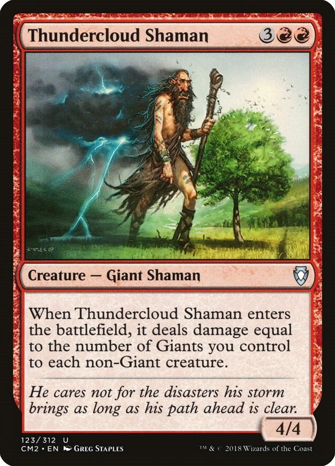 Image for Thundercloud Shaman (123) - Magic: The Gathering