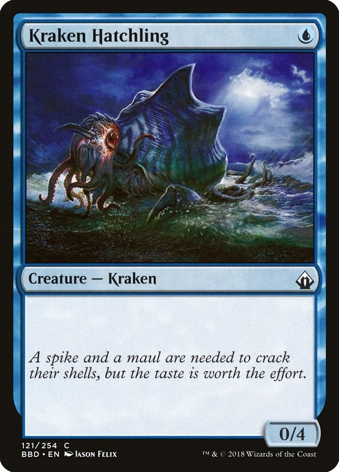 Image for Kraken Hatchling (121) (BBD) - Magic: The Gathering