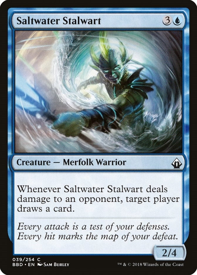 Image for Saltwater Stalwart (39) - Magic: The Gathering