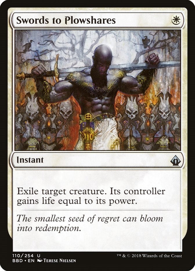 Image for Swords to Plowshares (110) - Magic: The Gathering