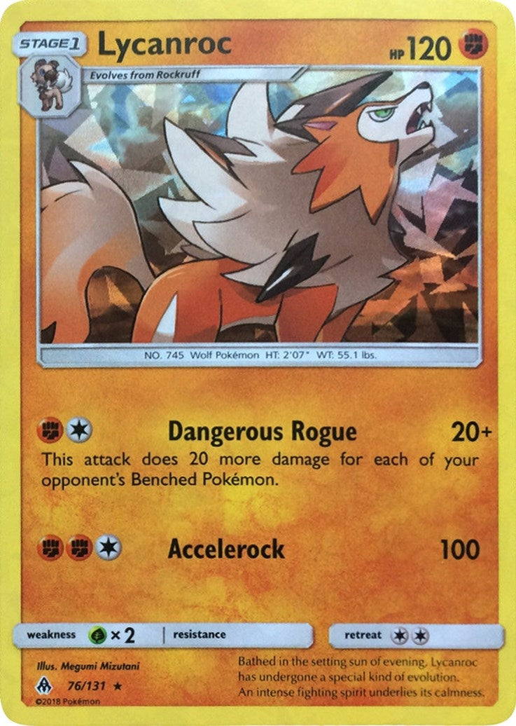 Image for Lycanroc - 76/131 (SM Forbidden Light) (076/131) (PR) - Pokemon