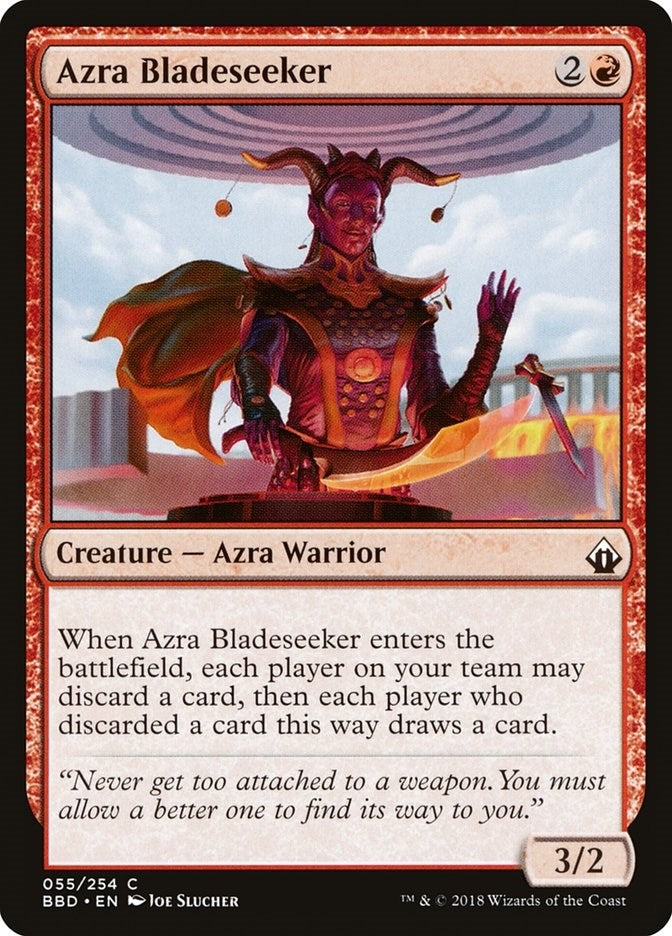 Image for Azra Bladeseeker (55) (BBD) - Magic: The Gathering