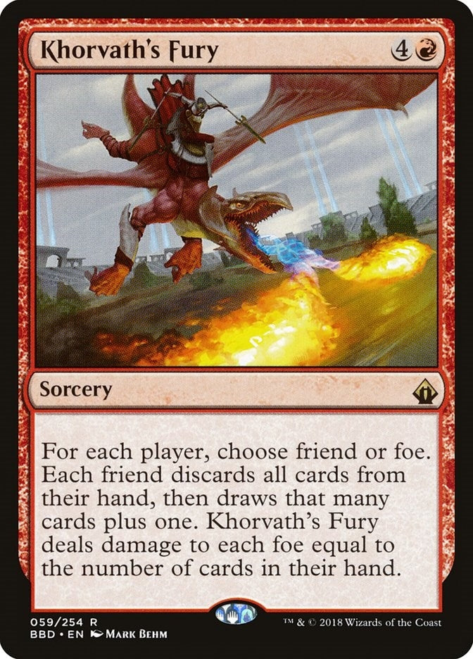 Image for Khorvath's Fury (59) (BBD) - Magic: The Gathering