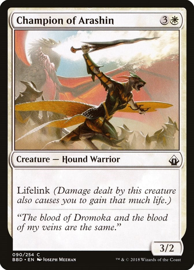 Image for Champion of Arashin (90) (BBD) - Magic: The Gathering