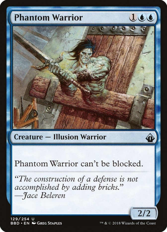 Image for Phantom Warrior (129) (BBD) - Magic: The Gathering