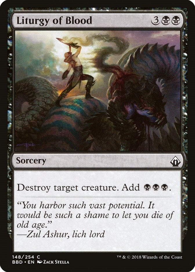Image for Liturgy of Blood (148) (BBD) - Magic: The Gathering