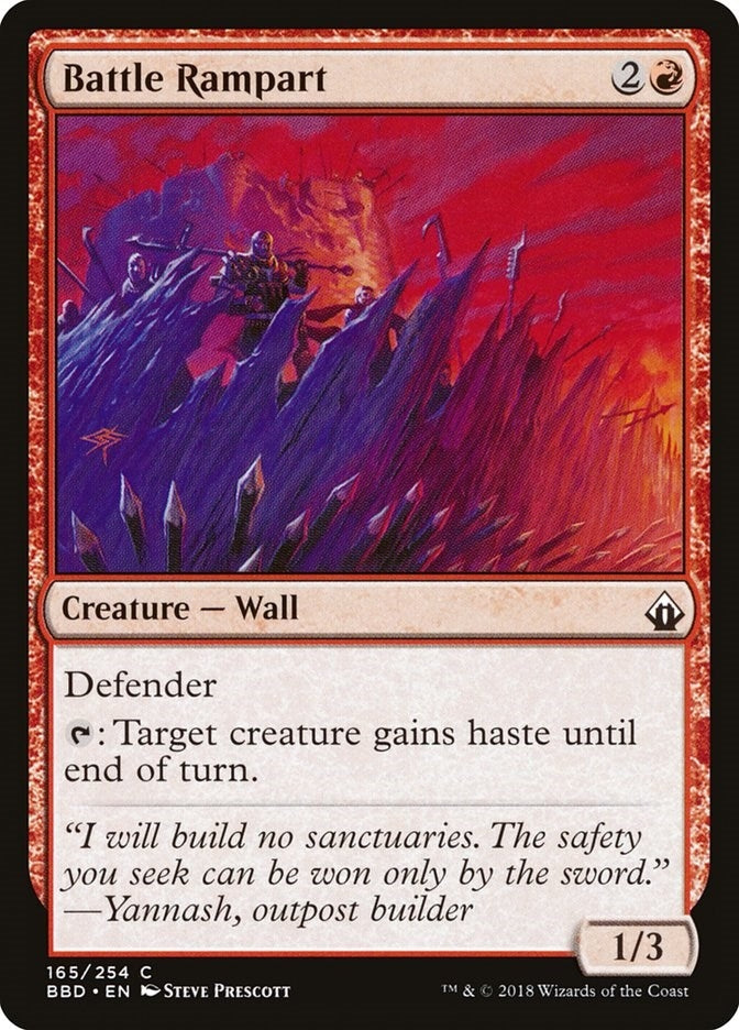 Image for Battle Rampart (165) (BBD) - Magic: The Gathering