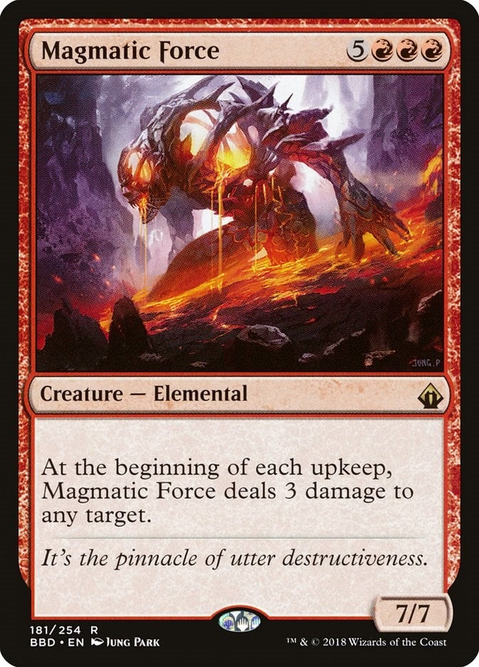 Image for Magmatic Force (181) (BBD) - Magic: The Gathering