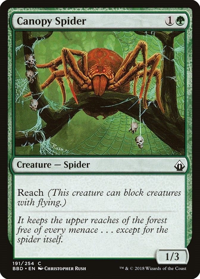 Image for Canopy Spider (191) (BBD) - Magic: The Gathering