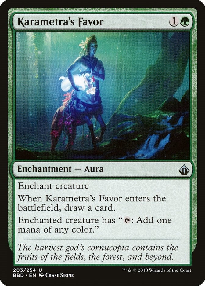 Image for Karametra's Favor (203) - Magic: The Gathering