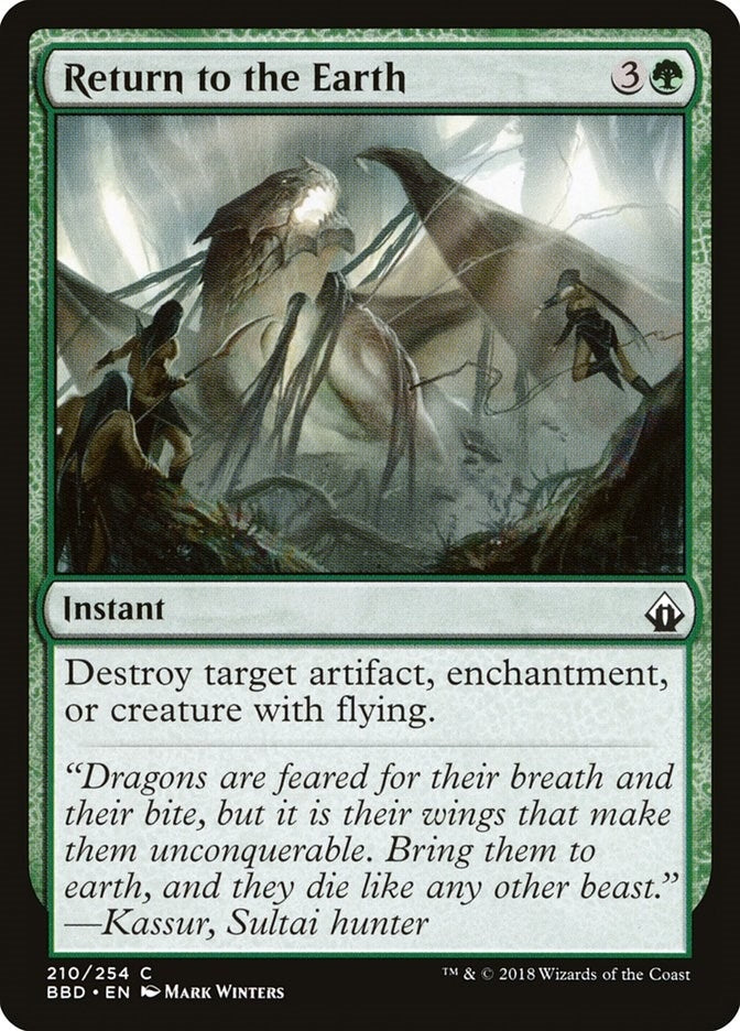 Image for Return to the Earth (210) - Magic: The Gathering