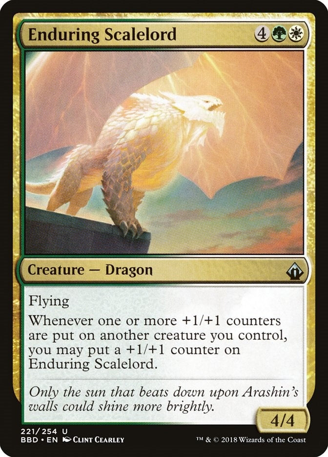Image for Enduring Scalelord (221) (BBD) - Magic: The Gathering