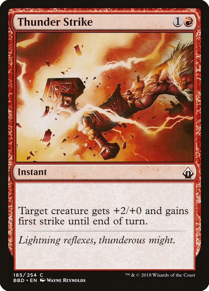 Image for Thunder Strike (185) (BBD) - Magic: The Gathering