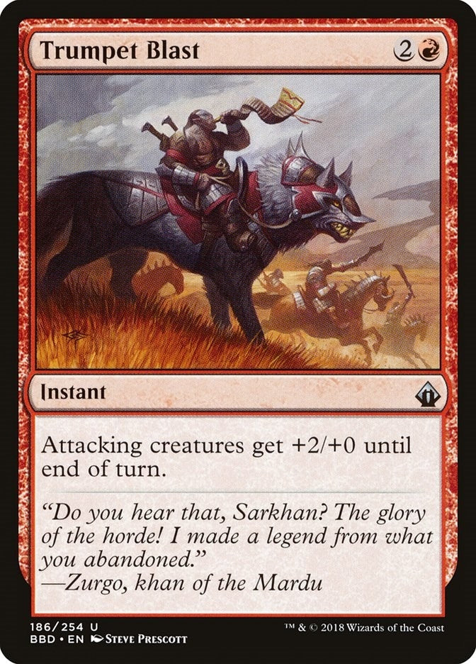 Image for Trumpet Blast (186) (BBD) - Magic: The Gathering