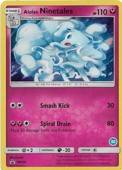 Image for Alolan Ninetales (30) (SM128) (SMK2) - Pokemon