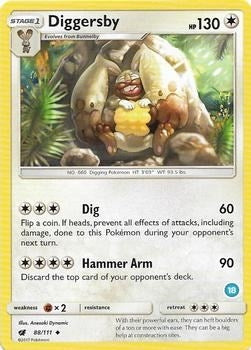Image for Diggersby (18) (88/111) (SMK2) - Pokemon