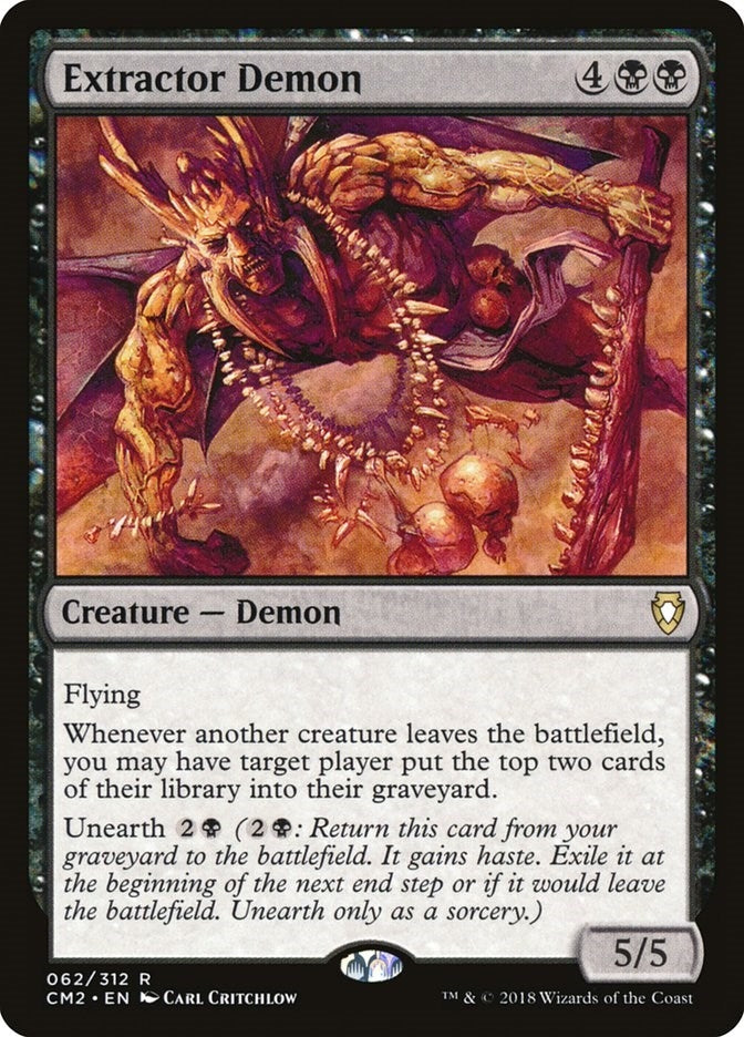 Image for Extractor Demon (62) - Magic: The Gathering