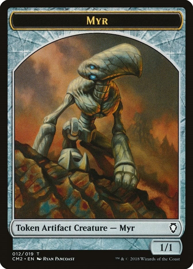 Image for Myr Token (12) - Magic: The Gathering