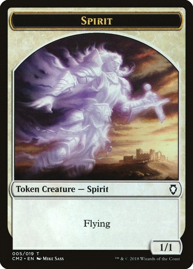 Image for Spirit Token (5) - Magic: The Gathering