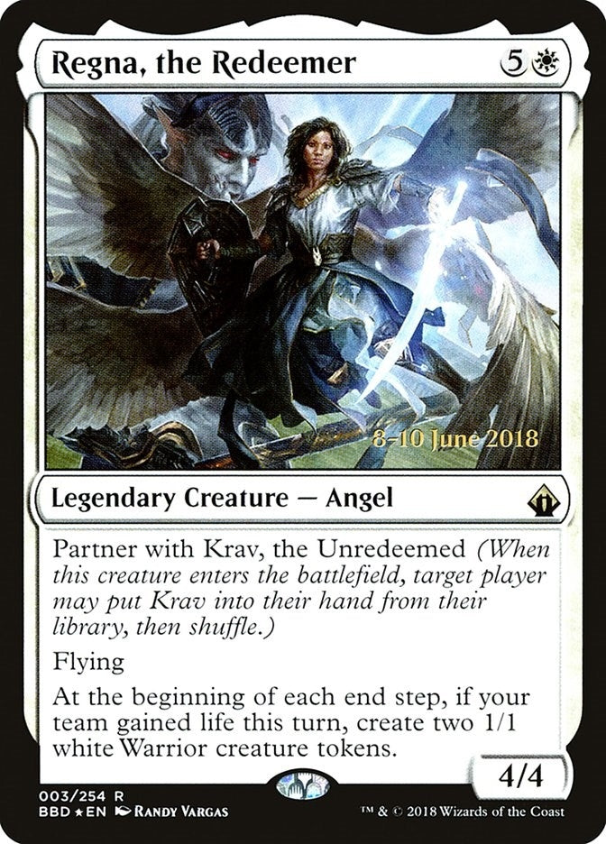 Image for Regna, the Redeemer (3) - Magic: The Gathering