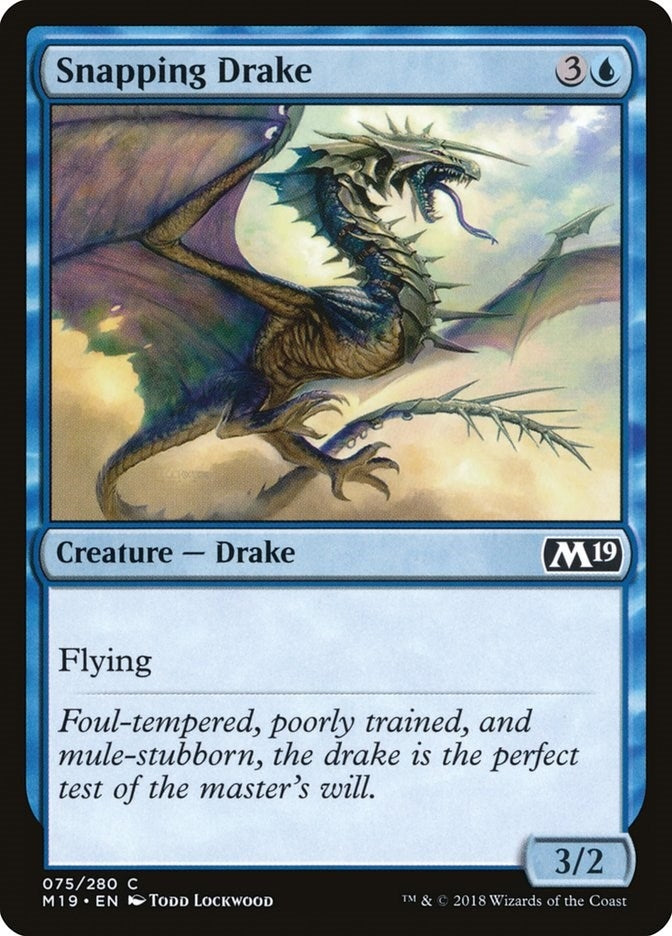 Image for Snapping Drake (75) - Magic: The Gathering